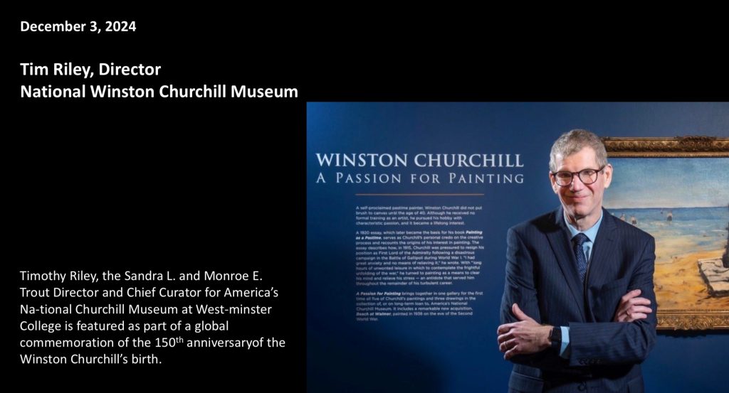 Tim Riley, Director National Winston Churchill Museum