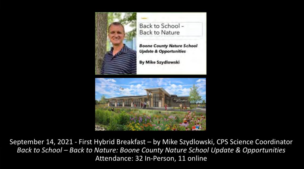 September 14, 2021 Mike Szydlowski, Columbia Public Schools Science Coordinator