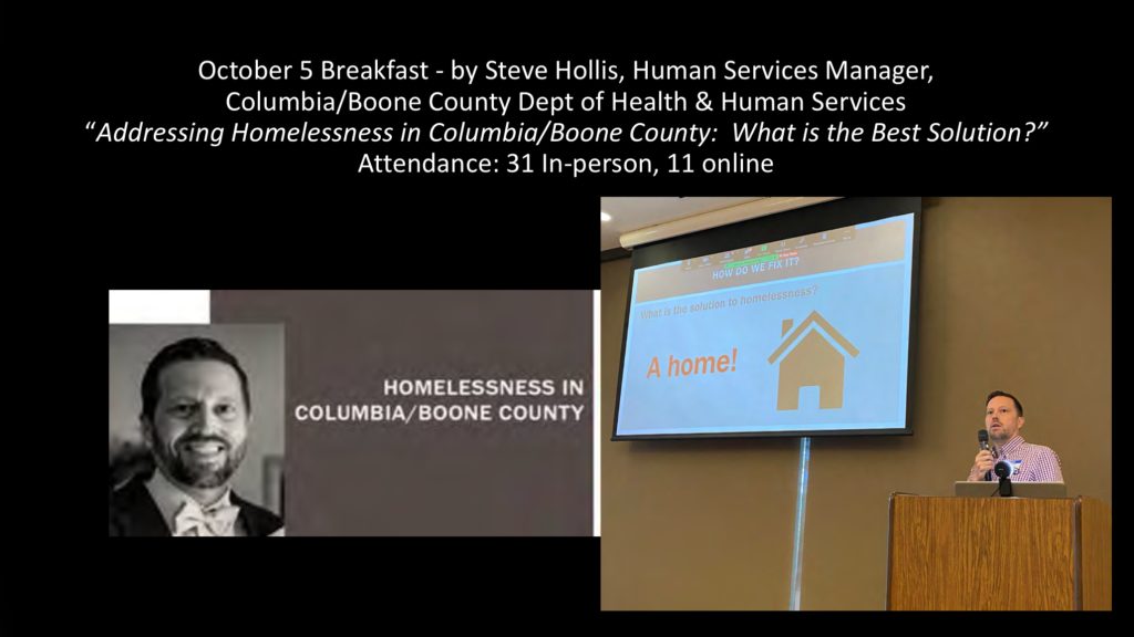 October 5, 2021 Steve Hollis, Human Resources Manager, Boone County