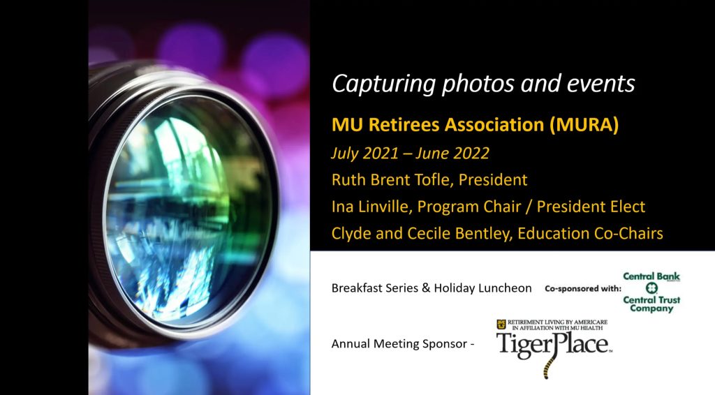 July 2021 - June 2022 Capturing Photos and Events