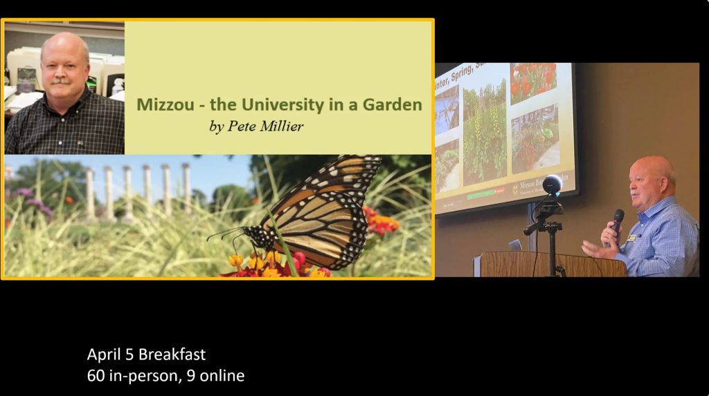 April 5, 2022 Pete Miller, Mizzou - the University in a Garden