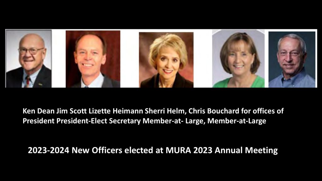 2023-2024 New Officers elected at MURA Annual Meeting